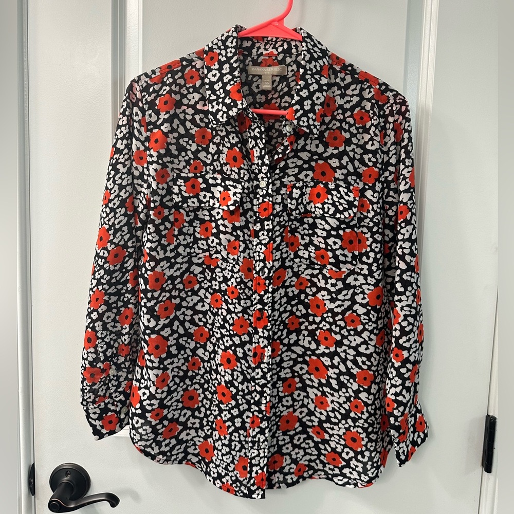 Banana Republic button-down blouse
